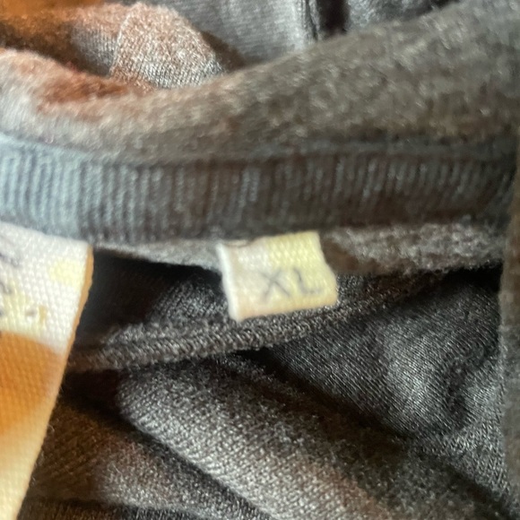 Tom Tailor Denim Gray Hoodie with 3 button at chest size XL - Picture 7 of 8